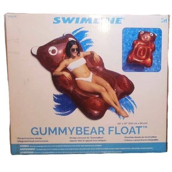 Swim Central Gummy Bear Swimming Pool Float - Picture 1 of 3